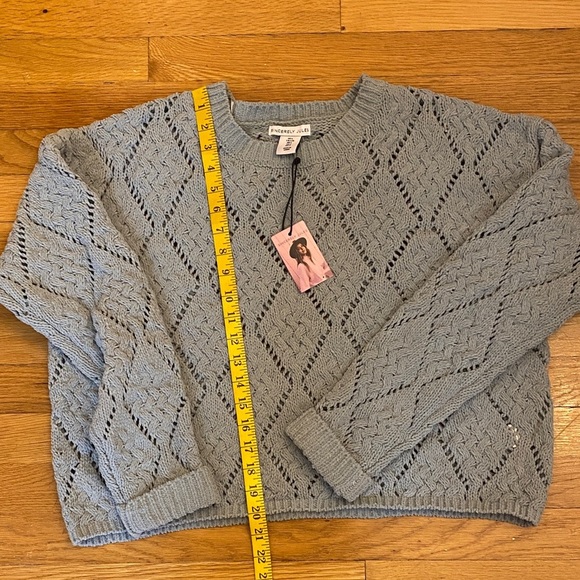 Sincerely Jules Light Sage Knit Sweater - Picture 3 of 4